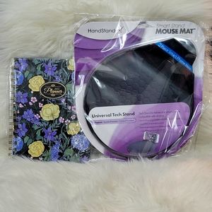 HandStands Mouse Mat w/ smart phone/ tablet stand. Jan.22-Dec.22 planner. NWT